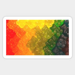 Gummy Bear Rainbow Sticker